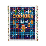 Fleece Blanket - Personalized Gift Tartan Plaid Blanket Clan McCorquodale With Christmas Cookie Baking Crew Christmas Gift Fleece Blanket