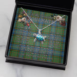 Sea Turtle Necklace To My Beautiful Soulmate Necklace In Your Eyes I Have Found My Home Clan MacMillan Hunting Ancient Tartan Blue Turtle Necklace