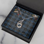 To My Beautiful Soulmate Necklace In Your Eyes I Have Found My Home Clan Clergy Blue Tartan Rising Phoenix Necklace