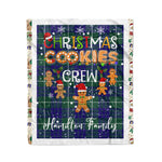 Personalized Gift Tartan Plaid Blanket Clan Hamilton Hunting Modern With Christmas Cookie Baking Crew Christmas Gift Blanket, Plaid Blanket, Christmas Fleece Blanket, Christmas Blanket, Tartan Blanket, Scottish Blanket, Scotland Blanket, Family Name Blanket, Custom Blanket, Personalized Blanket