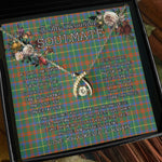 To My Beautiful Soulmate Necklace In Your Eyes I Have Found My Home Clan MacKintosh Hunting Tartan Wishbone Dancing Necklace