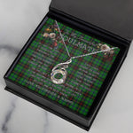 To My Beautiful Soulmate Necklace In Your Eyes I Have Found My Home Clan Douglas Hunting Tartan Rising Phoenix Necklace