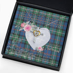 Gift For My Beautiful Girlfriend Necklace Valentine Necklace Clan MacPhail Tartan Cross Dancing Necklace Scottish Tartan Jewelry