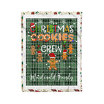 Personalized Gift Tartan Plaid Blanket Clan MacDonald Lord Of The Isles With Christmas Cookie Baking Crew Christmas Gift Blanket, Plaid Blanket, Christmas Fleece Blanket, Christmas Blanket, Tartan Blanket, Scottish Blanket, Scotland Blanket, Family Name Blanket, Custom Blanket, Personalized Blanket