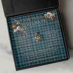 To My Beautiful Soulmate Necklace In Your Eyes I Have Found My Home Clan Miller Tartan Crown Pendant Necklace
