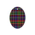 Glas Tartan Oval Ornaments, Christmas Tree Ornament, Plaid Christmas Ornaments, Ceramic Oval Christmas Tree Decoration, Tartan Oval Ornaments, Christmas Tree Ornament, Plaid Christmas Ornaments, Ceramic Oval Christmas Tree Decoration