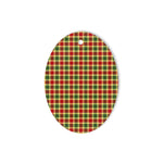 Gibbs Tartan Oval Ornaments, Christmas Tree Ornament, Plaid Christmas Ornaments, Ceramic Oval Christmas Tree Decoration, Tartan Oval Ornaments, Christmas Tree Ornament, Plaid Christmas Ornaments, Ceramic Oval Christmas Tree Decoration
