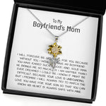 Sunflower Pendant Necklace - Mom Necklace, Mother-In-Law Necklace, Gift To My Boyfriend's Mom Necklace, Gift For Future Mother-In-Law
