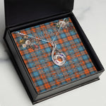 To My Beautiful Soulmate Necklace In Your Eyes I Have Found My Home Clan MacLachlan Ancient Tartan Rising Phoenix Necklace