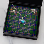 Sea Turtle Necklace To My Beautiful Soulmate Necklace In Your Eyes I Have Found My Home Clan Carmichael Modern Tartan Blue Turtle Necklace
