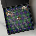 To My Beautiful Soulmate Necklace In Your Eyes I Have Found My Home Clan MacThomas Tartan Crown Pendant Necklace