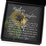 Sunflower Pendant Necklace - Mom Necklace Gift, Mothers's Day Necklace - Special Bond