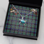 Sea Turtle Necklace To My Beautiful Soulmate Necklace In Your Eyes I Have Found My Home Clan Stevenson Tartan Blue Turtle Necklace