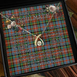 To My Beautiful Soulmate Necklace In Your Eyes I Have Found My Home Clan Caledonia Tartan Wishbone Dancing Necklace