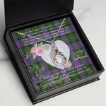 Rising Phoenix Necklace - Valentine Necklace Clan Blair Tartan Gift for Girlfriend, Gift for My Wife Rising Phoenix Necklace