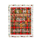 Personalized Gift Tartan Plaid Blanket Clan MacGill With Christmas Cookie Baking Crew Christmas Gift Blanket, Plaid Blanket, Christmas Fleece Blanket, Christmas Blanket, Tartan Blanket, Scottish Blanket, Scotland Blanket, Family Name Blanket, Custom Blanket, Personalized Blanket