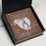 Rising Phoenix Necklace - Valentine Necklace Clan Forrester Tartan Gift for Girlfriend, Gift for My Wife Rising Phoenix Necklace