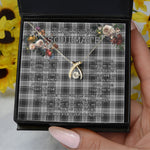 To My Beautiful Soulmate Necklace In Your Eyes I Have Found My Home Clan Glendinning Tartan Wishbone Dancing Necklace