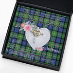 Gift For My Beautiful Girlfriend Necklace Valentine Necklace Clan Gordon Old Ancient Tartan Cross Dancing Necklace Scottish Tartan Jewelry