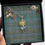 To My Beautiful Soulmate Sunflower Necklace In Your Eyes I Have Found My Home Clan Ogilvie Hunting Ancient Tartan Jewelry For Girlfriend