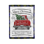 Tartan Blanket Vintage Red Truck with Christmas Tree Family Scottish Clan Muir plaid blanket, red plaid blanket, buffalo plaid blanket, green plaid blanket, plaid fleece blanket, blue plaid blanket, red tartan blanket, tartan plaid blanket, black and white plaid blanket, , christmas plaid blanket, orange plaid blanket, tartan plaid throw blanket, pink plaid blanket, brown plaid blanket, buffalo check blanket