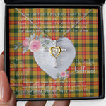 Gift For My Beautiful Girlfriend Necklace Valentine Necklace Clan Baxter Tartan Cross Dancing Necklace Scottish Tartan Jewelry