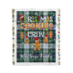 Personalized Gift Tartan Plaid Blanket Clan MacKenzie Dress Ancient With Christmas Cookie Baking Crew Christmas Gift Blanket, Plaid Blanket, Christmas Fleece Blanket, Christmas Blanket, Tartan Blanket, Scottish Blanket, Scotland Blanket, Family Name Blanket, Custom Blanket, Personalized Blanket