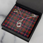 To My Beautiful Soulmate Necklace In Your Eyes I Have Found My Home Clan MacPherson Tartan Rising Phoenix Necklace