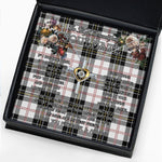 To My Beautiful Soulmate Necklace In Your Eyes I Have Found My Home Clan MacPherson Modern Tartan Cross Dancing Necklace