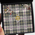 To My Beautiful Soulmate Sunflower Necklace In Your Eyes I Have Found My Home Clan MacPherson Dress Ancient Tartan Jewelry For Girlfriend