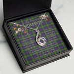 To My Beautiful Soulmate Necklace In Your Eyes I Have Found My Home Clan MacDonell of Glengarry Tartan Rising Phoenix Necklace