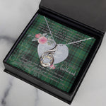 Rising Phoenix Necklace - Valentine Necklace Clan MacArthur Ancient Tartan Gift for Girlfriend, Gift for My Wife Rising Phoenix Necklace