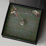 To My Beautiful Soulmate Necklace In Your Eyes I Have Found My Home Clan Gayre Tartan Crown Pendant Necklace