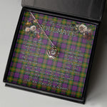 To My Beautiful Soulmate Necklace In Your Eyes I Have Found My Home Clan Carnegie Tartan Crown Pendant Necklace