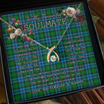 To My Beautiful Soulmate Necklace In Your Eyes I Have Found My Home Clan Kerr Hunting Tartan Wishbone Dancing Necklace