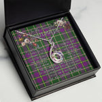 To My Beautiful Soulmate Necklace In Your Eyes I Have Found My Home Clan Taylor Tartan Rising Phoenix Necklace