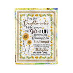 Scotstee Shop - Personalized gift letter to My Daughter in law, Your Mother in law gift fleece blanket