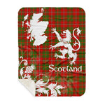 Sherpa Blanket - Tartan Blanket Thistle and Lion Scottish Clan Hay Ancient Plaid Blanket, plaid sherpa blanket queen,purple sherpa blanket,queen sherpa blanket,queen size sherpa blanket,red sherpa blanket,scottish tartan blankets,sherpa blanket,sherpa christmas blanket