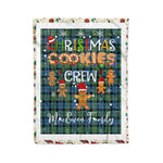 Personalized Gift Tartan Plaid Blanket Clan MacEwen Ancient With Christmas Cookie Baking Crew Christmas Gift Blanket, Plaid Blanket, Christmas Fleece Blanket, Christmas Blanket, Tartan Blanket, Scottish Blanket, Scotland Blanket, Family Name Blanket, Custom Blanket, Personalized Blanket