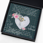 Gift For My Beautiful Girlfriend Necklace Valentine Necklace Clan Cockburn Modern Tartan Cross Dancing Necklace Scottish Tartan Jewelry