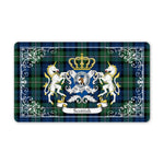 Doormat - Welcome Mat Scottish Forbes Ancient Clan Badge Tartan Door Mat, Plaid Doormat