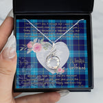 Rising Phoenix Necklace - Valentine Necklace Clan McKerrell Tartan Gift for Girlfriend, Gift for My Wife Rising Phoenix Necklace