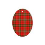 Scott Modern Tartan Oval Ornaments, Christmas Tree Ornament, Plaid Christmas Ornaments, Ceramic Oval Christmas Tree Decoration, Tartan Oval Ornaments, Christmas Tree Ornament, Plaid Christmas Ornaments, Ceramic Oval Christmas Tree Decoration
