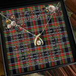 To My Beautiful Soulmate Necklace In Your Eyes I Have Found My Home Clan Fulton Tartan Wishbone Dancing Necklace