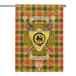 House Flag - Baxter Irish Shield Celtic Cross Tartan Garden Flag St Patrick's Day Garden Flag