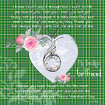 Rising Phoenix Necklace - Valentine Necklace Clan Currie Tartan Gift for Girlfriend, Gift for My Wife Rising Phoenix Necklace