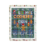 Personalized Gift Tartan Plaid Blanket Clan MacPhail With Christmas Cookie Baking Crew Christmas Gift Blanket, Plaid Blanket, Christmas Fleece Blanket, Christmas Blanket, Tartan Blanket, Scottish Blanket, Scotland Blanket, Family Name Blanket, Custom Blanket, Personalized Blanket