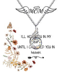 Rising Phoenix Necklace - Mom Necklace - I'll Hold You In My Heart Mother's Day Gift