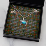 Sea Turtle Necklace To My Beautiful Soulmate Necklace In Your Eyes I Have Found My Home Clan Brisbane Tartan Blue Turtle Necklace