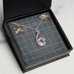 To My Beautiful Soulmate Necklace In Your Eyes I Have Found My Home Clan Campbell Argyll Modern Tartan Rising Phoenix Necklace
